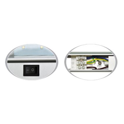 LED lampa för undersidan av köksskåp GANYS LED/15W/230V