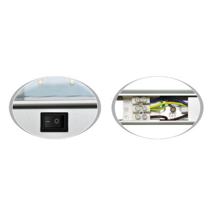 LED lampa för undersidan av köksskåp GANYS LED/15W/230V