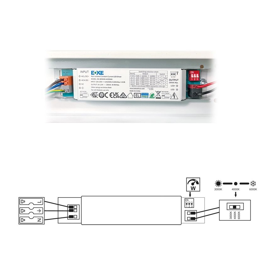 LED Lysrörsbelysning VELO LED/11/15/20W/230V 3000/4000/6000K 60 cm vit