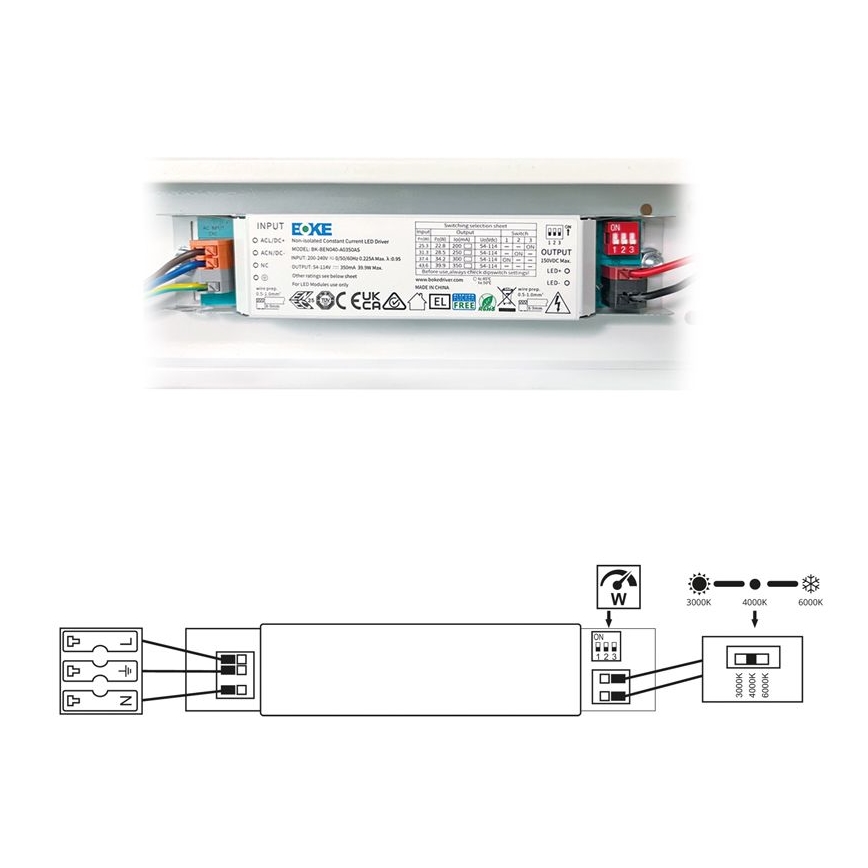 LED Lysrörsbelysning VELO LED/24/32/40W/230V 3000/4000/6000K 120 cm vit