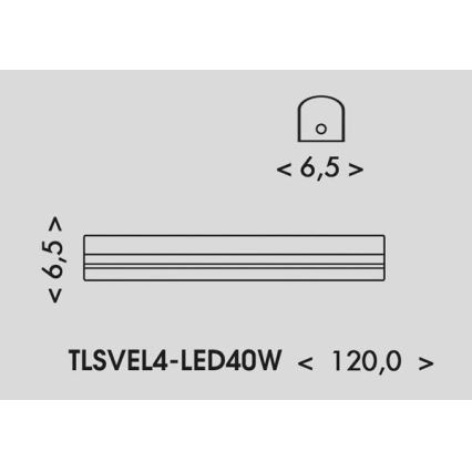 LED Lysrörsbelysning VELO LED/24/32/40W/230V 3000/4000/6000K 120 cm vit