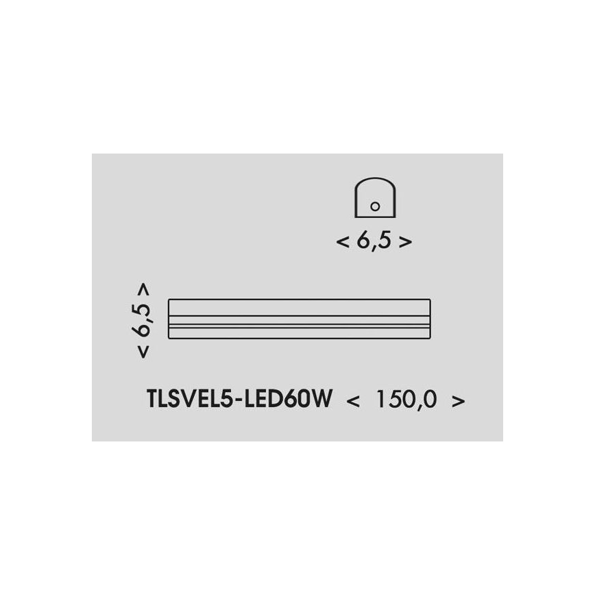 LED Lysrörsbelysning VELO LED/36/48/60W/230V 3000/4000/6000K 150 cm vit