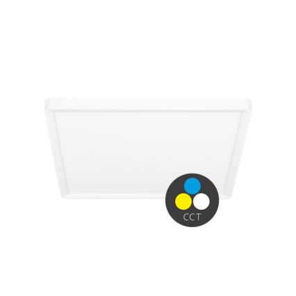 LED taklampa TERY LED/24W/230V 3000/4000/6000K 30x30 cm IP40 vit