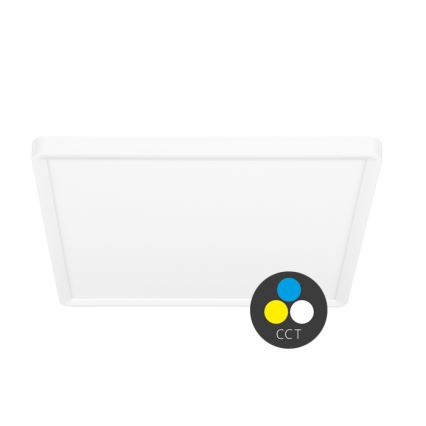 LED taklampa TERY LED/32W/230V 3000/4000/6000K 40x40 cm IP40 vit