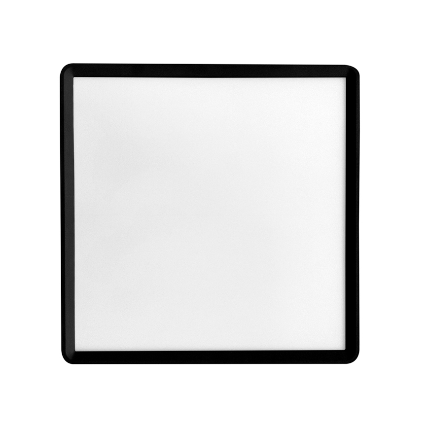 LED taklampa TERY LED/32W/230V 3000/4000/6000K 40x40 cm IP40 svart