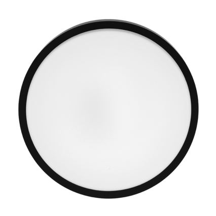 LED taklampa för badrum LIRA LED/12W/230V 4000K diameter 25 cm IP44 svart