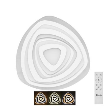 Ecolite WALP03-60W/LED - LED Dimbar Takbelysning VELA LED/60W/230V + Fjärrkontroll