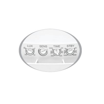 Ecolite WHST707-LED/HF - LED Utomhus Takbelysning med sensor