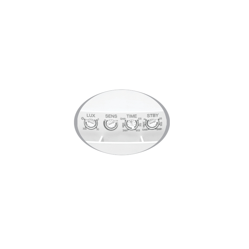 Ecolite WHST707-LED/HF - LED Utomhus Takbelysning med sensor