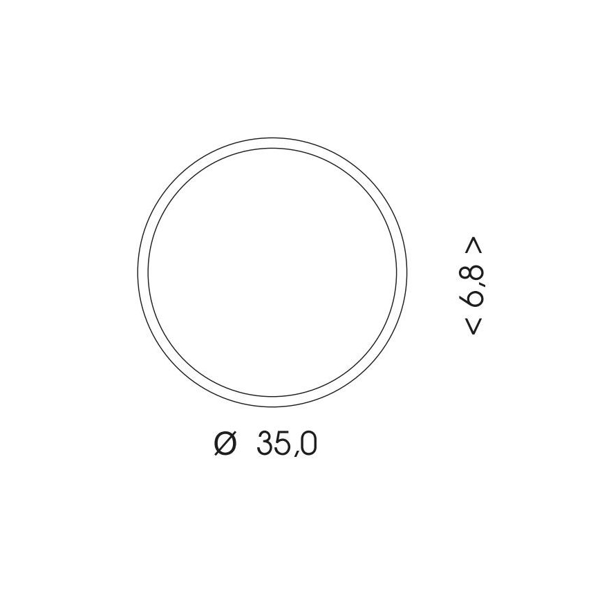 LED taklampa för utomhusbruk MARTIN LED/25W/230V 3000/4000K diameter 35 cm IP65 svart
