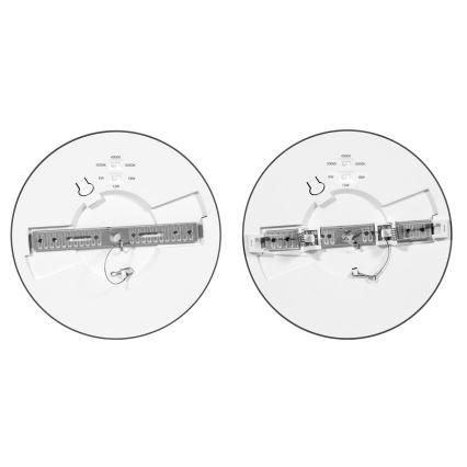 LED Dimbar infälld belysning med sensor LEXA LED/6/12/18W/230V 3000/4000/6000K diameter 22,5 cm svart