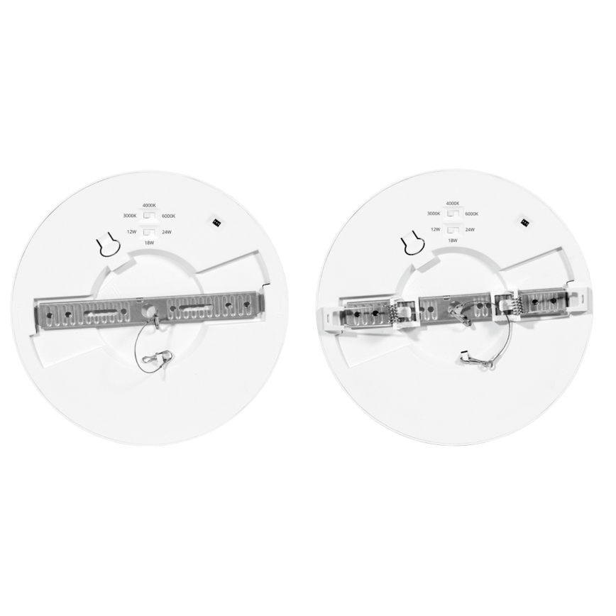 LED ljusreglerad panel med sensor LEXA LED/12/18/24W/230V 3000/4000/6000K diameter 30 cm vit