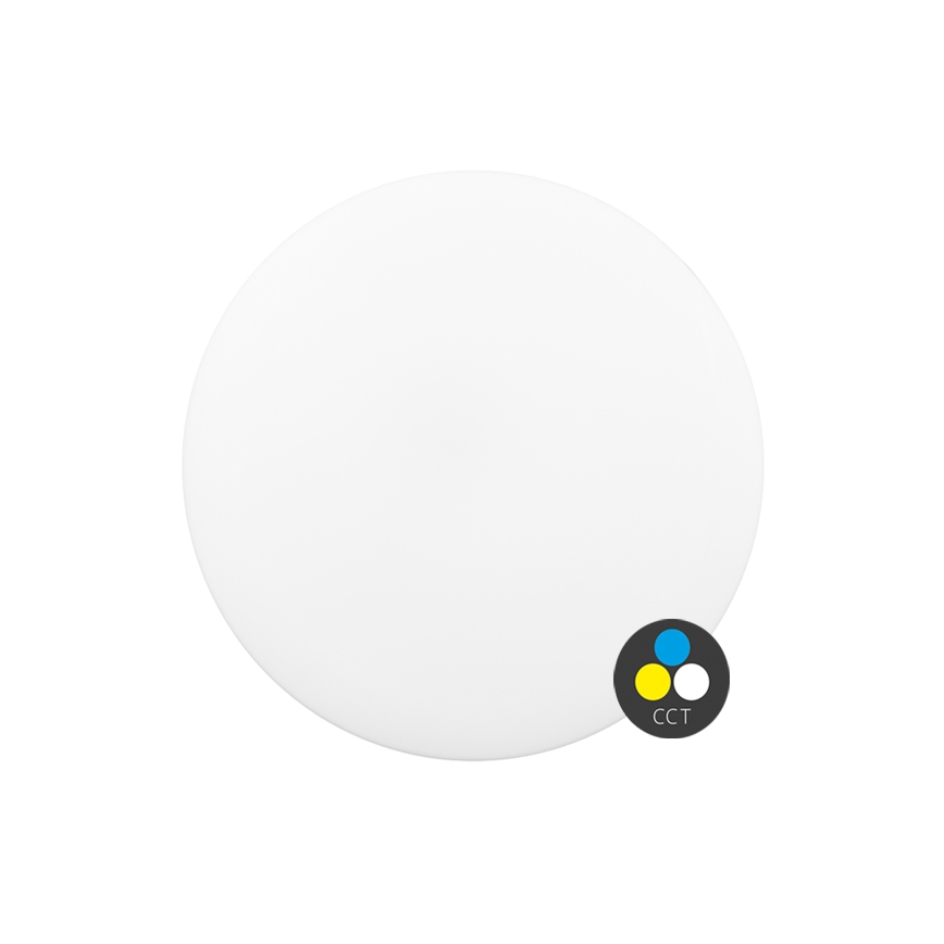 LED taklampa för badrum DISK LED/12W/230V 3000/4000/6500K diameter 23 cm IP44 vit
