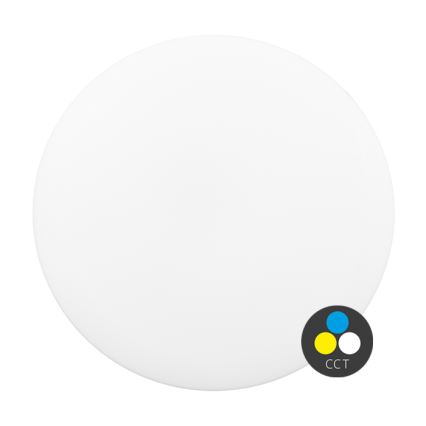 LED taklampa för badrum DISK LED/24W/230V 3000/4000/6500K diameter 38 cm IP44 vit