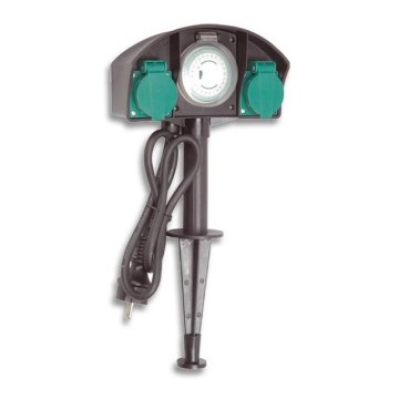 Ecolite XHWS-F06 - Utomhus hylskolonn med en timer 2Z IP44