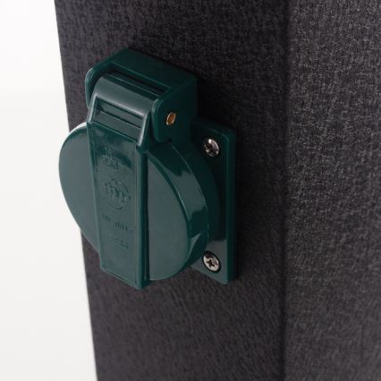 Ecolite XSMM-202 FT - Utomhusuttagskolonn med timer 2Z IP44