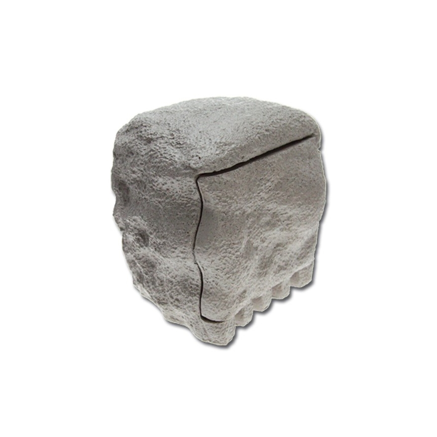 Ecolite XSTA-222GT - Utomhus Uttag pollare belysning med en timer 2Z IP44