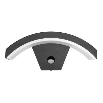 Ecolite Z1107/PIR-CR - LED Utomhusbelysning med sensor STYL LED/8W/230V IP44