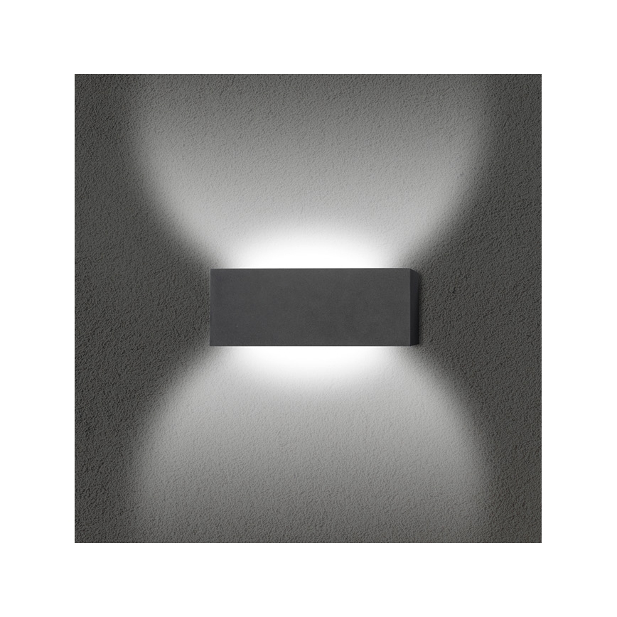 LED vägglampa för utomhusbruk OSKAR LED/12W/230V 4000K IP54