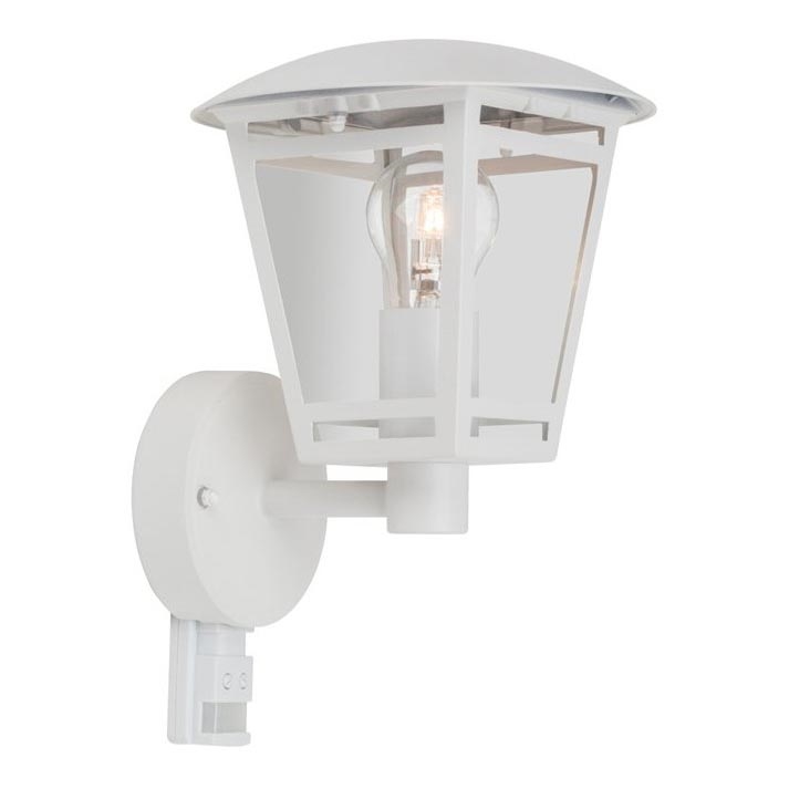 Ecolite Z1503S-BI - Utomhus Väggbelysning med sensor