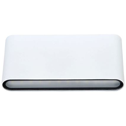 LED vägglampa för utomhusbruk BRICK 2xLED/6W/230V 3000/4000/6500K IP65 vit