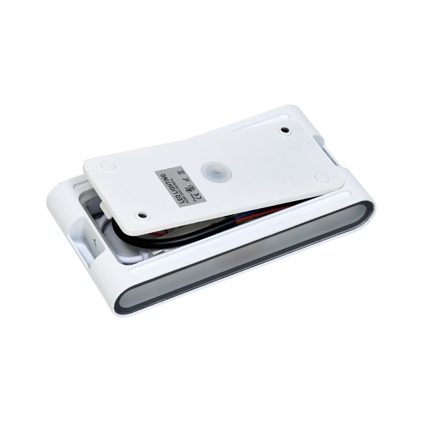 LED vägglampa för utomhusbruk BRICK 2xLED/6W/230V 3000/4000/6500K IP65 vit