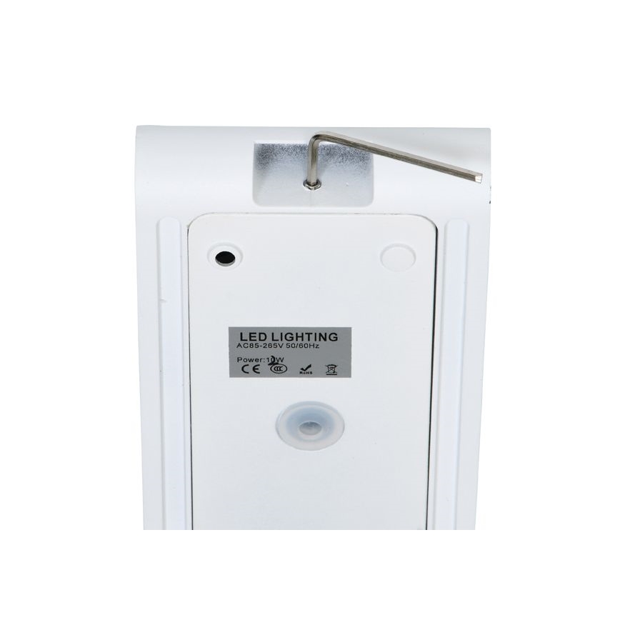 LED vägglampa för utomhusbruk BRICK 2xLED/6W/230V 3000/4000/6500K IP65 vit