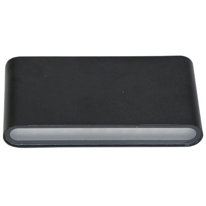 LED vägglampa för utomhusbruk BRICK 2xLED/6W/230V 3000/4000/6500K IP65 svart
