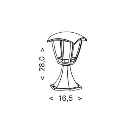 LED-lampa för utomhusbruk VERONA LED/8W/230V IP44