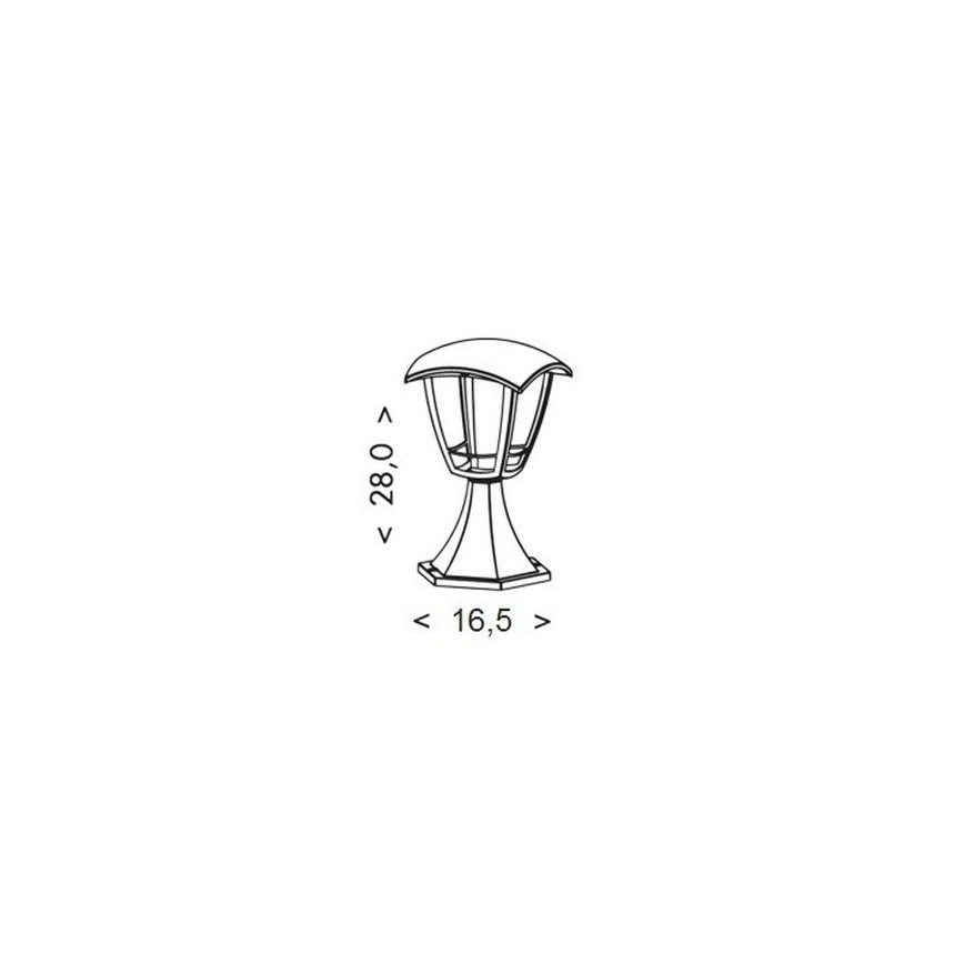 LED-lampa för utomhusbruk VERONA LED/8W/230V IP44