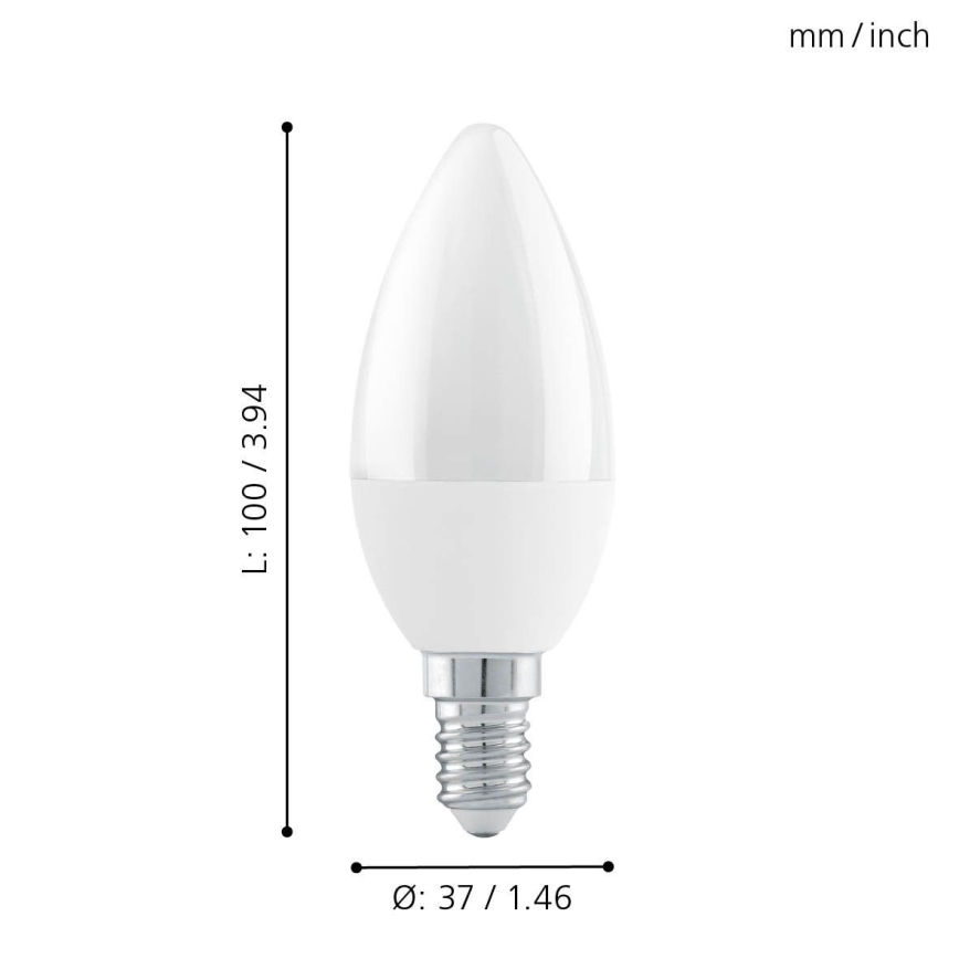 EGLO 11581 - Dimbar LED-lampa E14/6W/230V - STEP Dimbar varmvitt