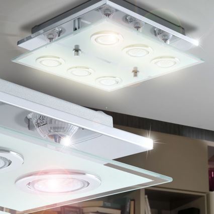 EGLO 13551 - LED Takbelysning CABO 6xGU10/3W/230V