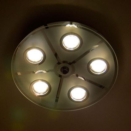 EGLO 13552 - LED Takbelysning CABO 5xGU10/3W/230V