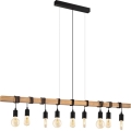 Eglo 182429 - Taklampa med vajer TOWNSHEND 9xE27/60W/230V