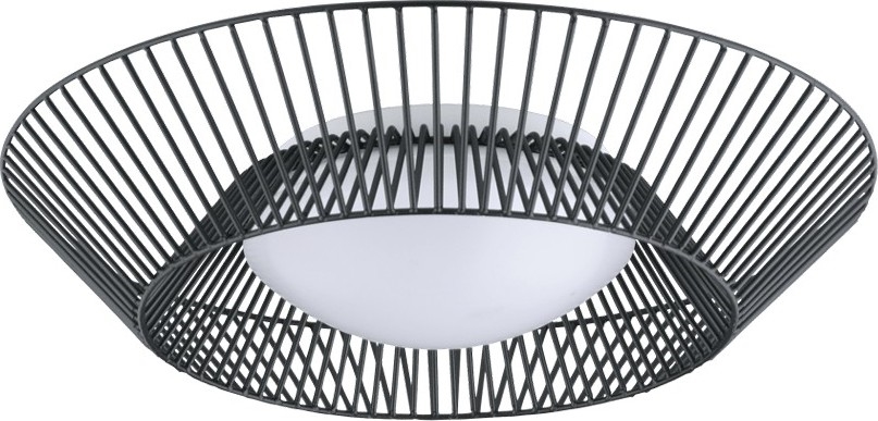 Eglo 200842 - LED taklampa PIASTRE LED/8,2W/230V pr. 39 cm svart