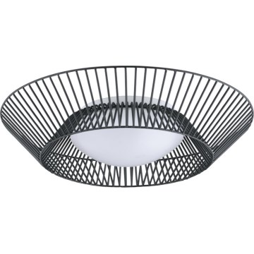 Eglo 200842 - LED-taklampa PIASTRE LED/8,2W/230V Ø 39 cm svart