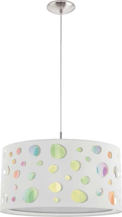 Eglo 202528 - Barnpendel på kabel MONEDA 1xE27/60W/230V