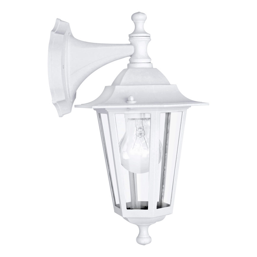 EGLO 22462 - Utomhus Väggbelysning LATERNA 5 1xE27/60W/230V IP44 vit