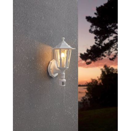 EGLO 22464 - Utomhusbelysning med sensor LATERNA 5 1xE27/60W/230V