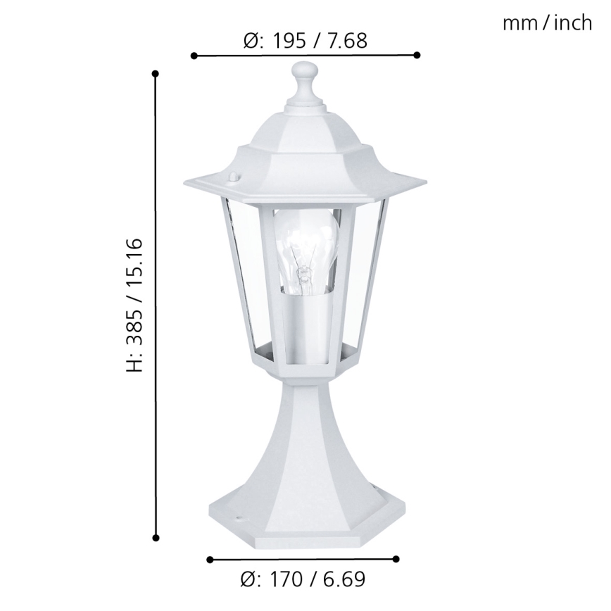 EGLO 22466 - Utomhuslampa LATERNA 5 1xE27/60W