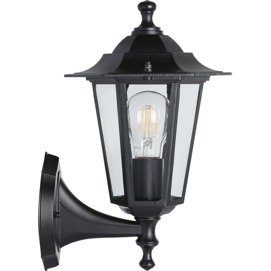 EGLO 22468 - Utomhus Väggbelysning LATERNA 4 1xE27/60W svart