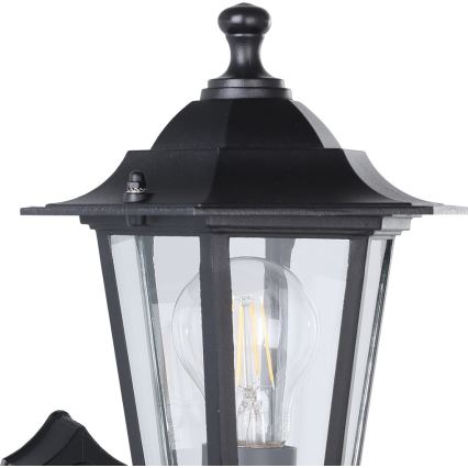 EGLO 22468 - Utomhus Väggbelysning LATERNA 4 1xE27/60W svart