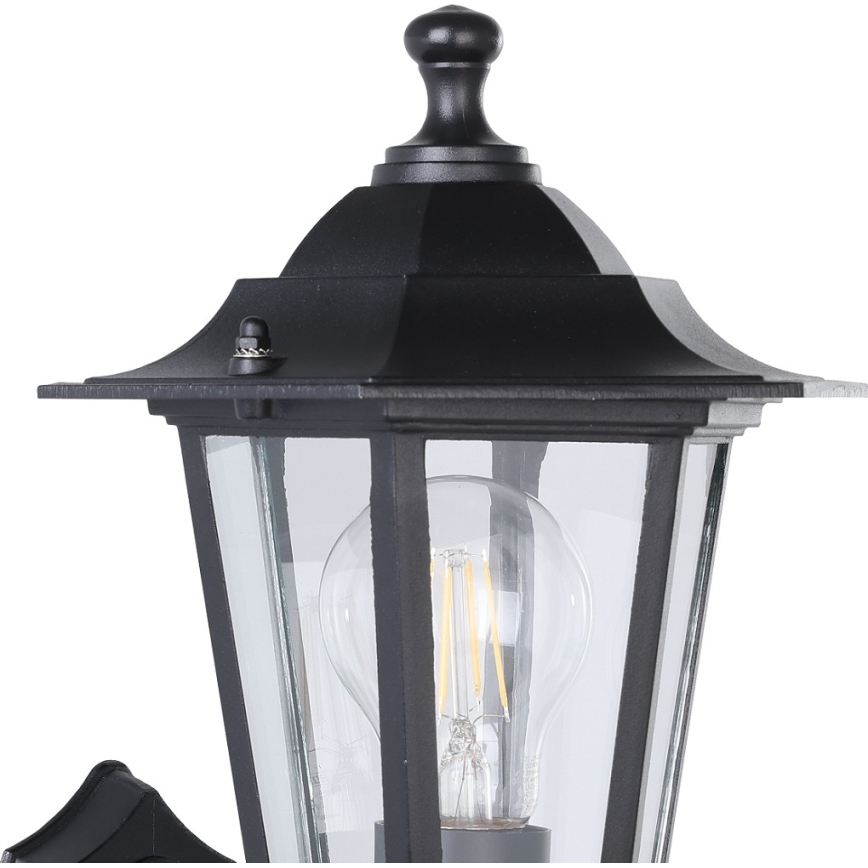 EGLO 22468 - Utomhus Väggbelysning LATERNA 4 1xE27/60W svart