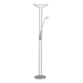 Eglo 25869 - Ljusreglerad golvlampa BAYA 1xR7s/230W/230V + 1xG9/33W matt krom