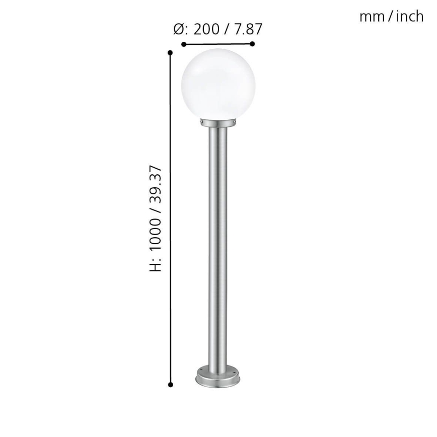 EGLO 30207 - Utomhuslampa NISIA 1xE27/60W