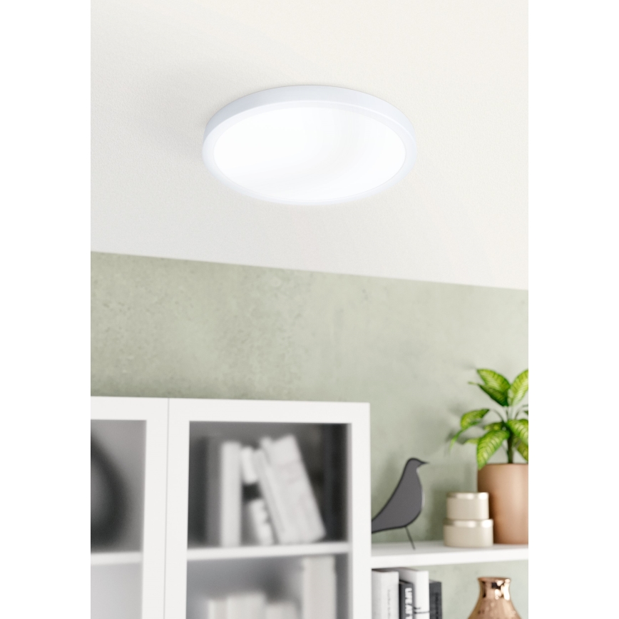 Eglo - LED Badrum taklampa  LED/20,5W/230V IP44 vit 