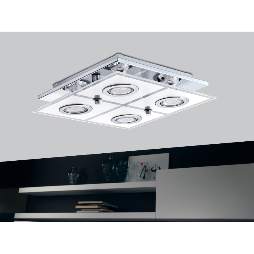 EGLO 30931 - LED Takbelysning CABO 4xGU10/3W/230V