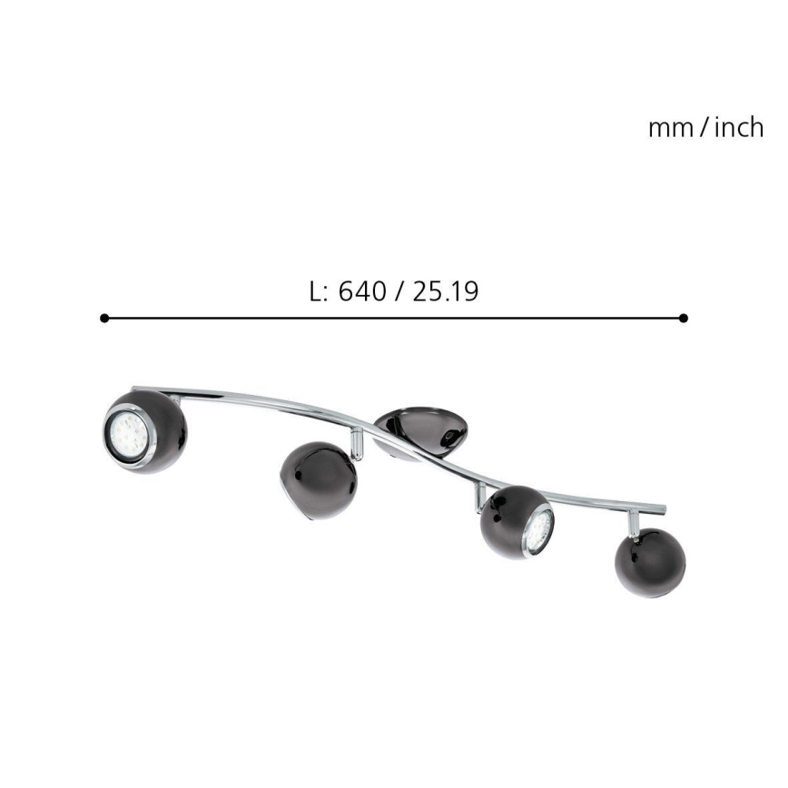 EGLO 31008 - LED spotlight BIMEDA 4xGU10/3W LED