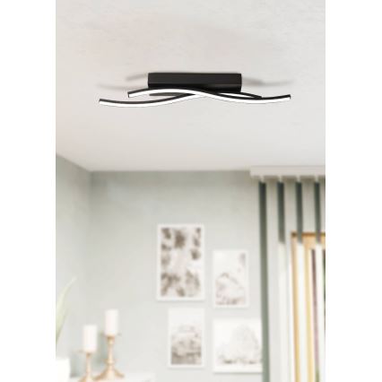 Eglo 31226 - LED taklampa ALBORAYA LED/10,8W/230V 3000K svart
