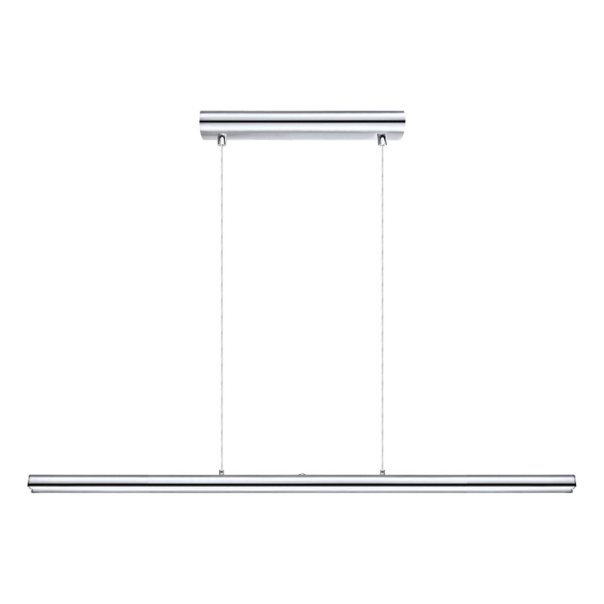Eglo 31516 - LED ljusreglerad ljuskrona på textilsladd TERROS LED/24W/230V 3000K skinande krom